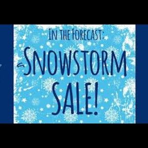 Snowstorm Sale this weekend!!
